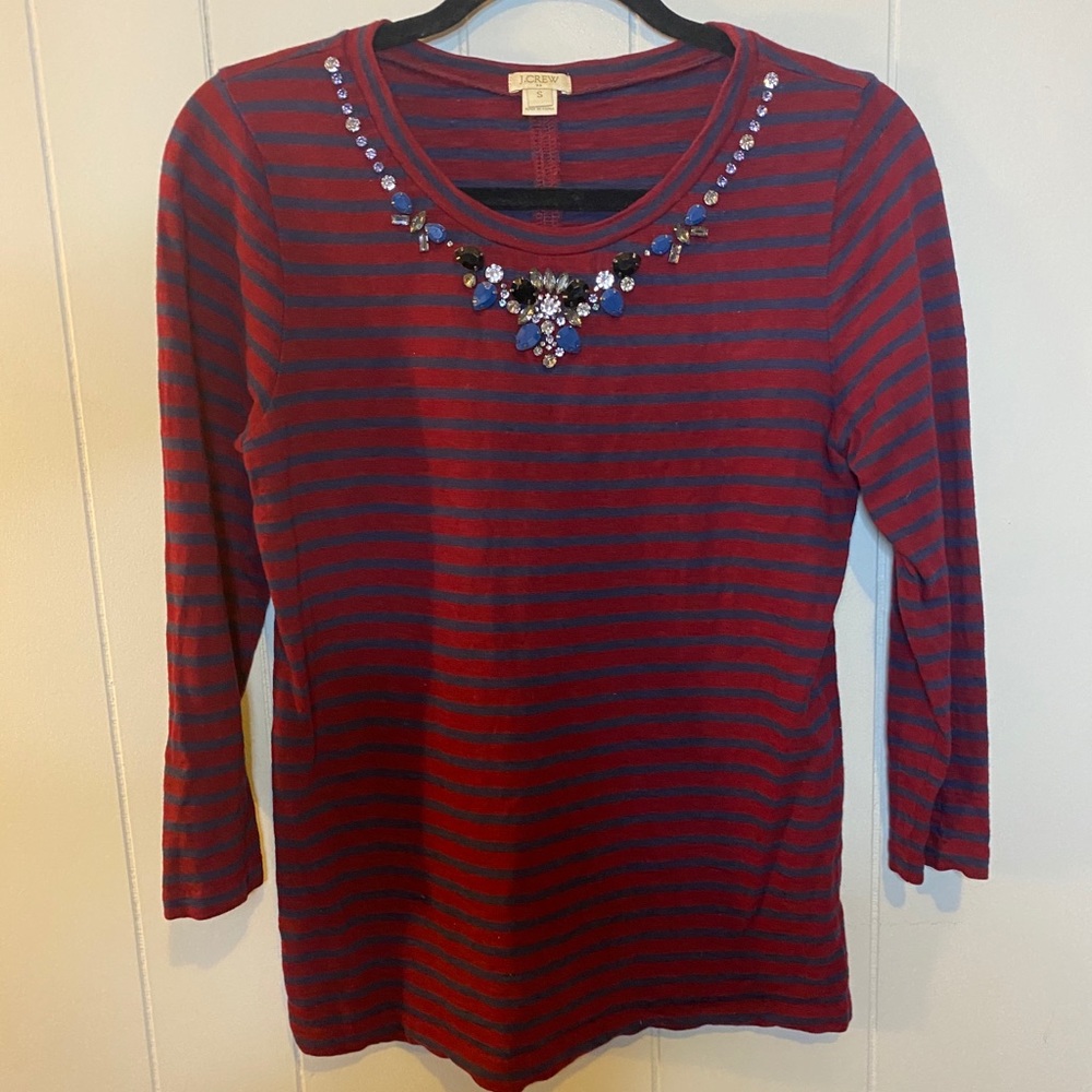 JCrew embellished top small